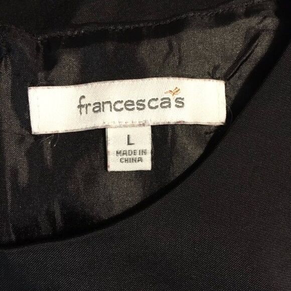 Francesca's large black high-low dress - Picture 5 of 5